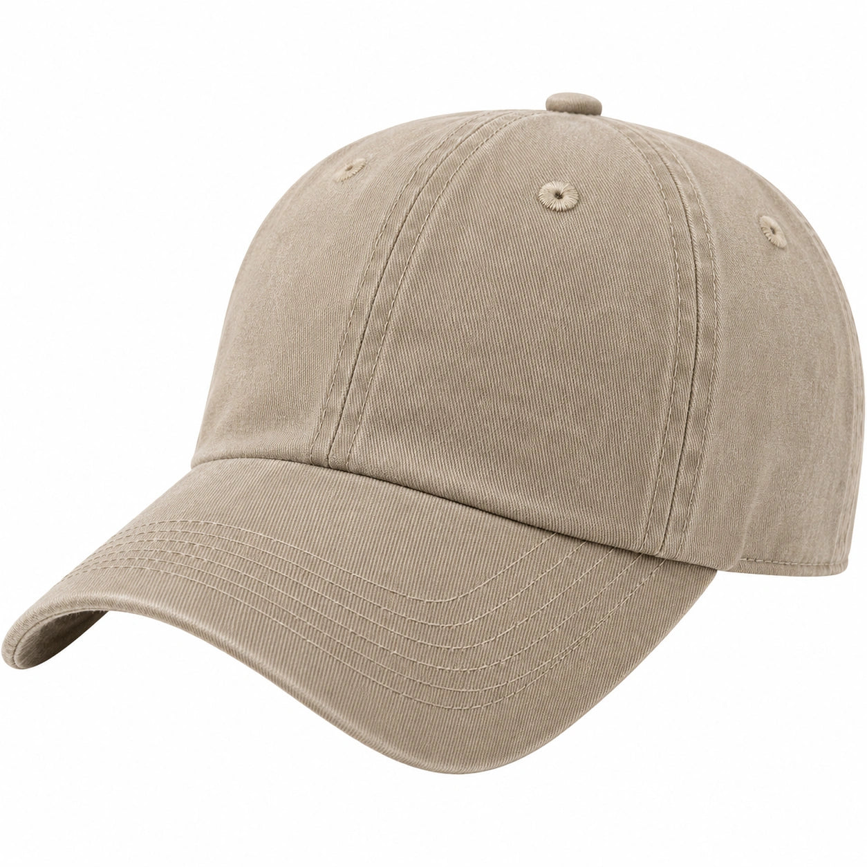 Baseballcap Unisex Verstellbar Beige