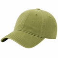 Verstellbare Unisex-Cap in Olivgrün