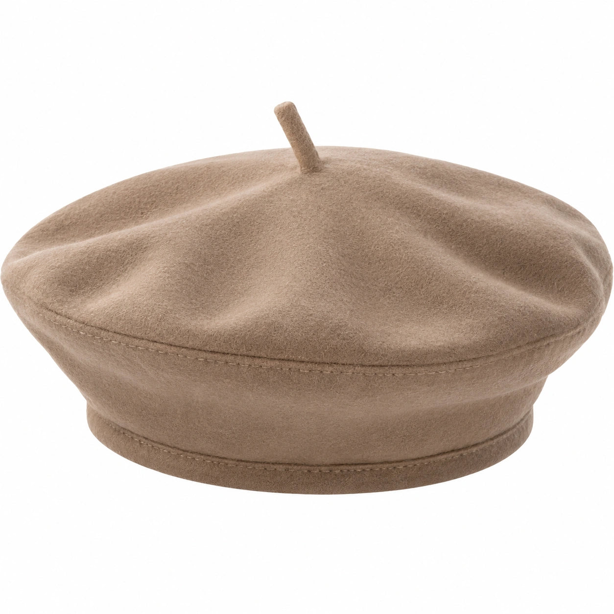 Klassisches Barett in Beige