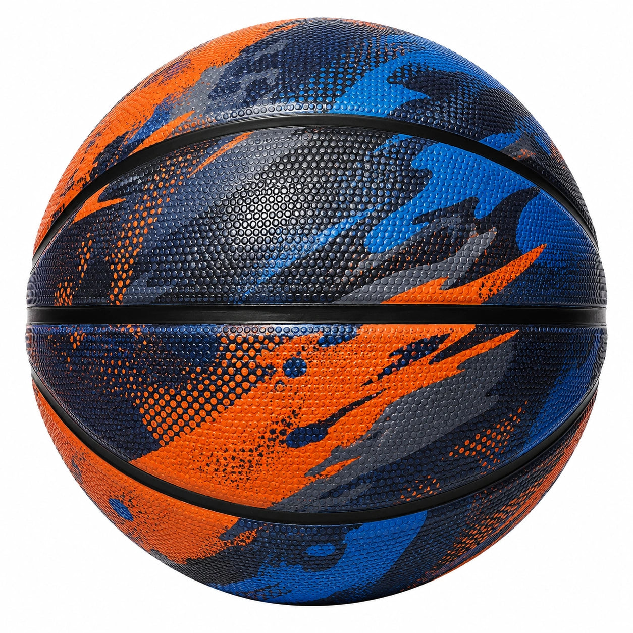 Basketball Outdoor Camouflage Orange/Blau