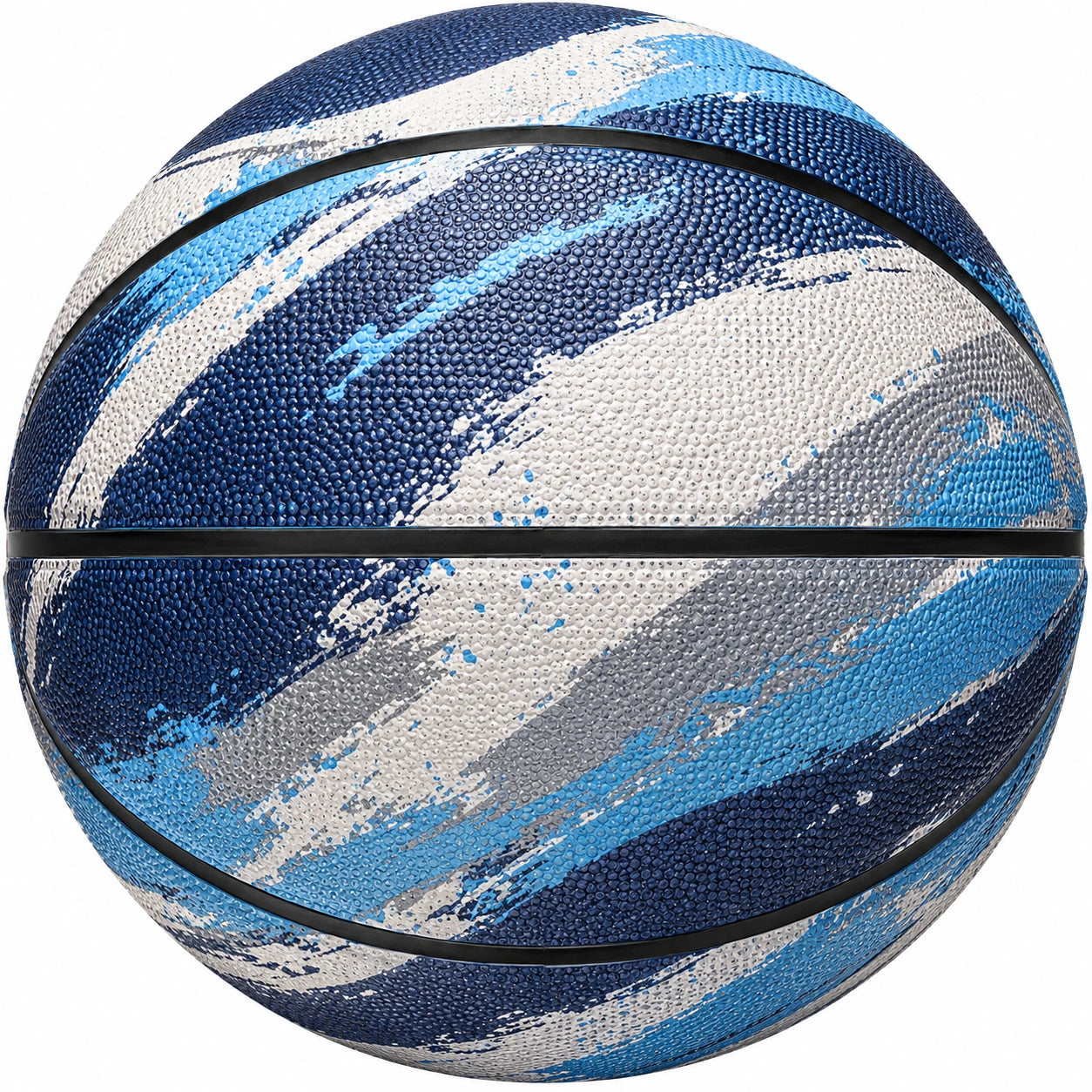 Basketball für Outdoor und Indoor in Blau/Weiß/Grau