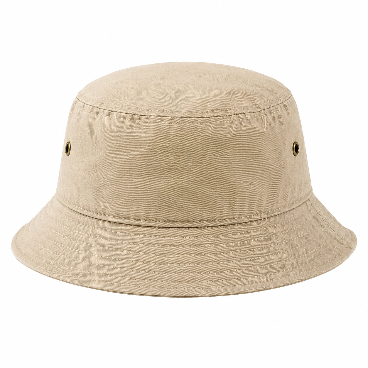 Unisex Fischerhut Beige mit Luftösen
