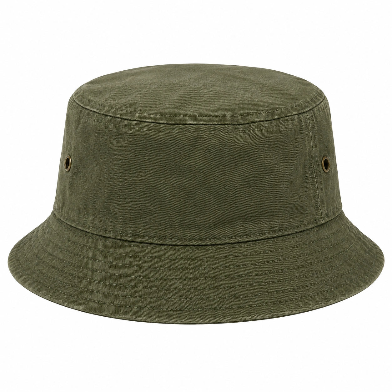 Unisex Fischerhut Olivgrün