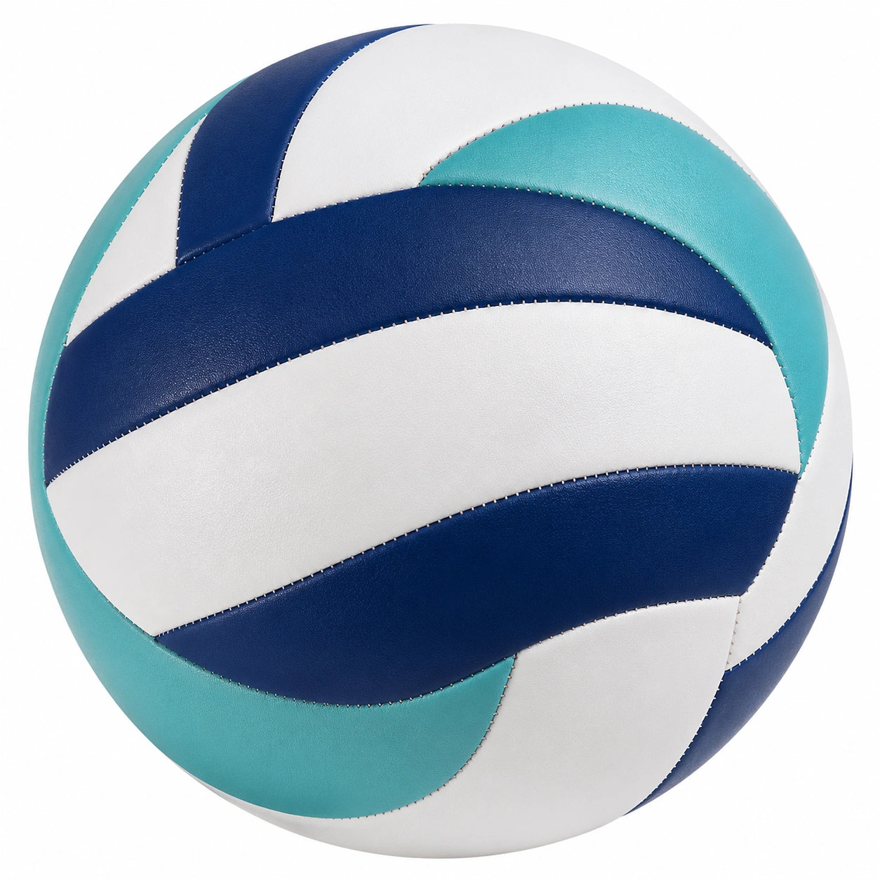 Volleyball Blau Weiß Türkis, 65cm Umfang